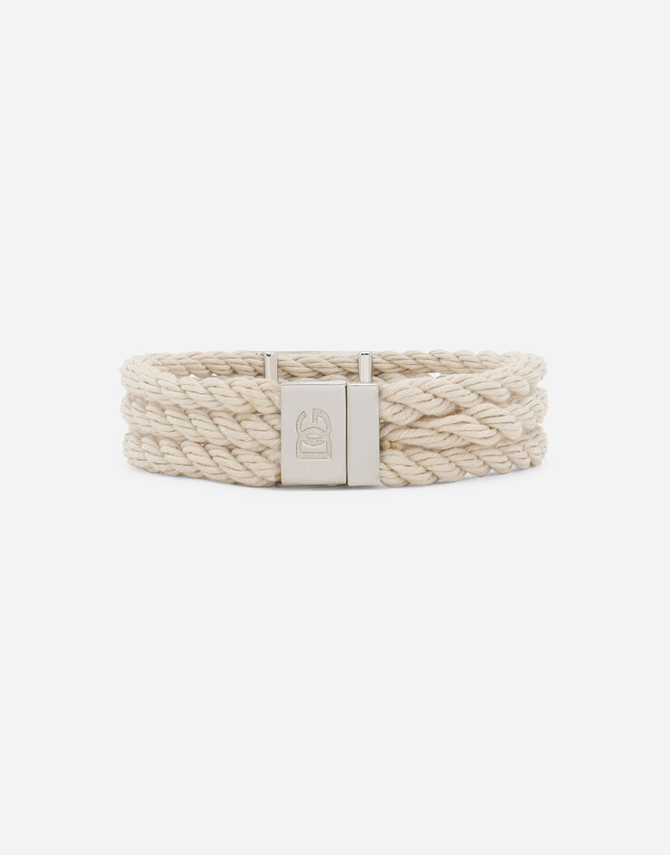 Dolce & Gabbana “Marina” cord bracelet Beige WBQ1M5W1111