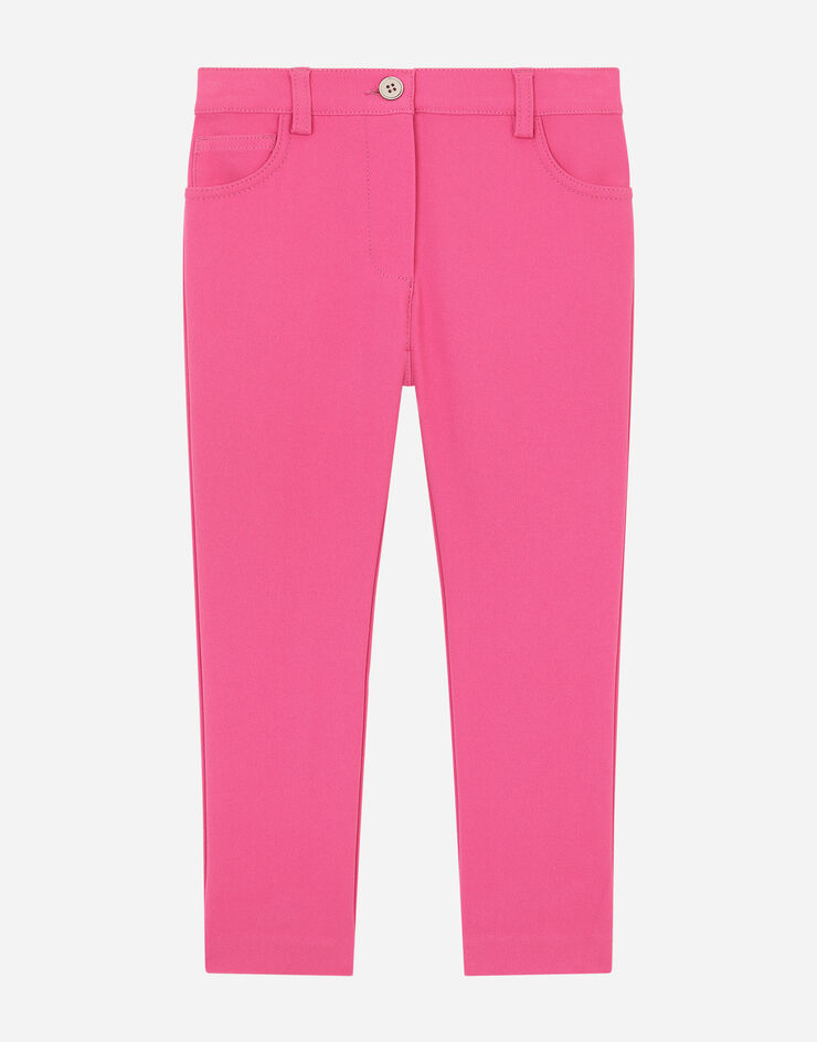Dolce & Gabbana Stretch cady pants Fucsia L52P12G7XRZ