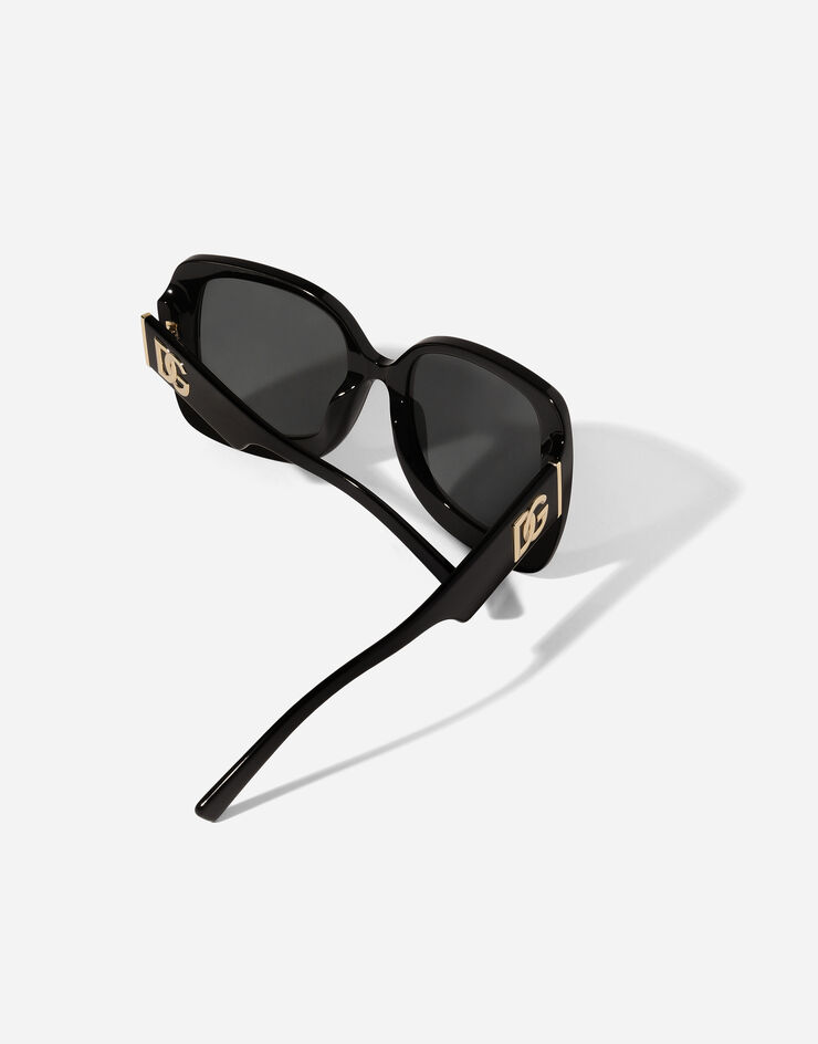 Dolce & Gabbana DG Crossed Sunglasses Black VG4513VP187