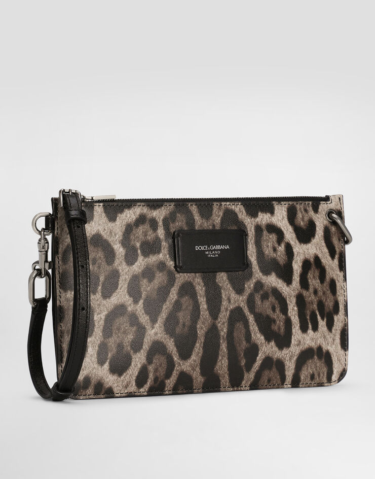 Dolce & Gabbana Neceser en piel de becerro Imprima BP3343A6519