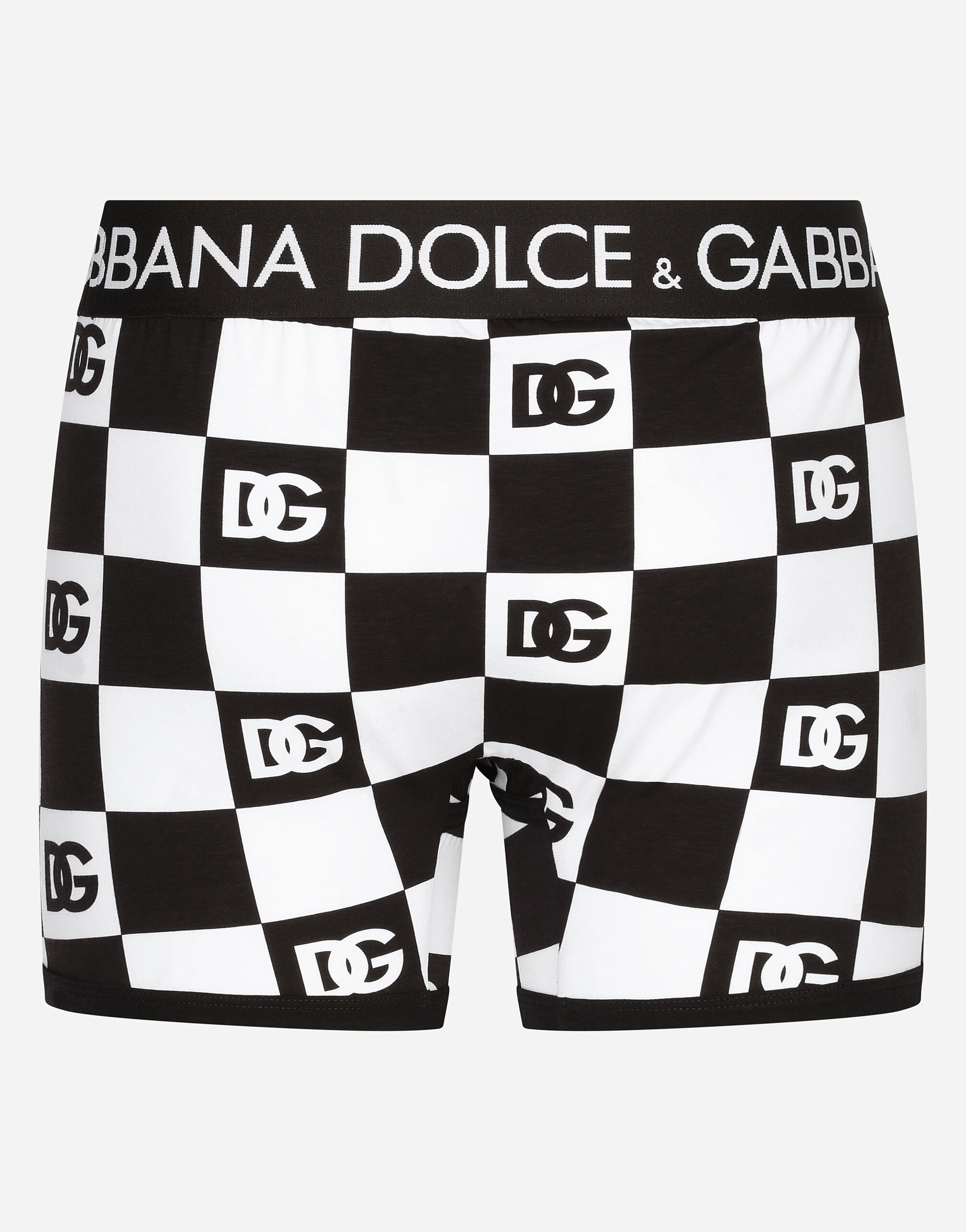 Boxer Homme Dolce & Gabbana - Blanc/Noir, Taille S à XL, Neuf Avec étiquettes