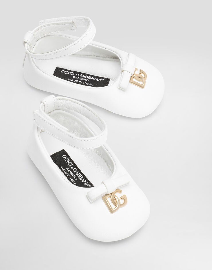 Dolce & Gabbana Nappa leather ballet flats White DK0065AB793