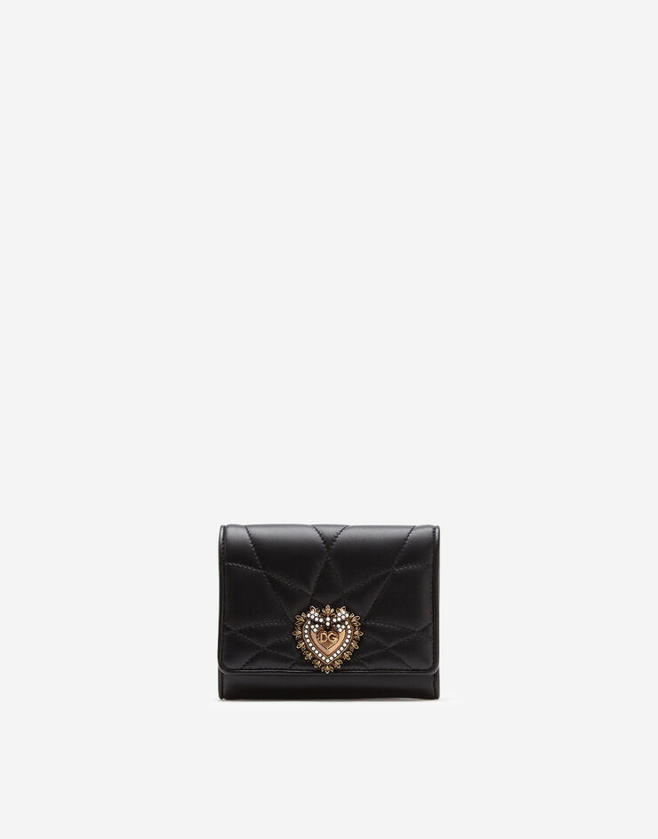 Dolce & Gabbana Devotion French flap wallet 黑 BI1269AV967