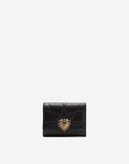Dolce & Gabbana Small continental Devotion wallet Black BE1635AW576