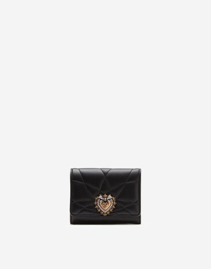 Small Continental Devotion Wallet Black