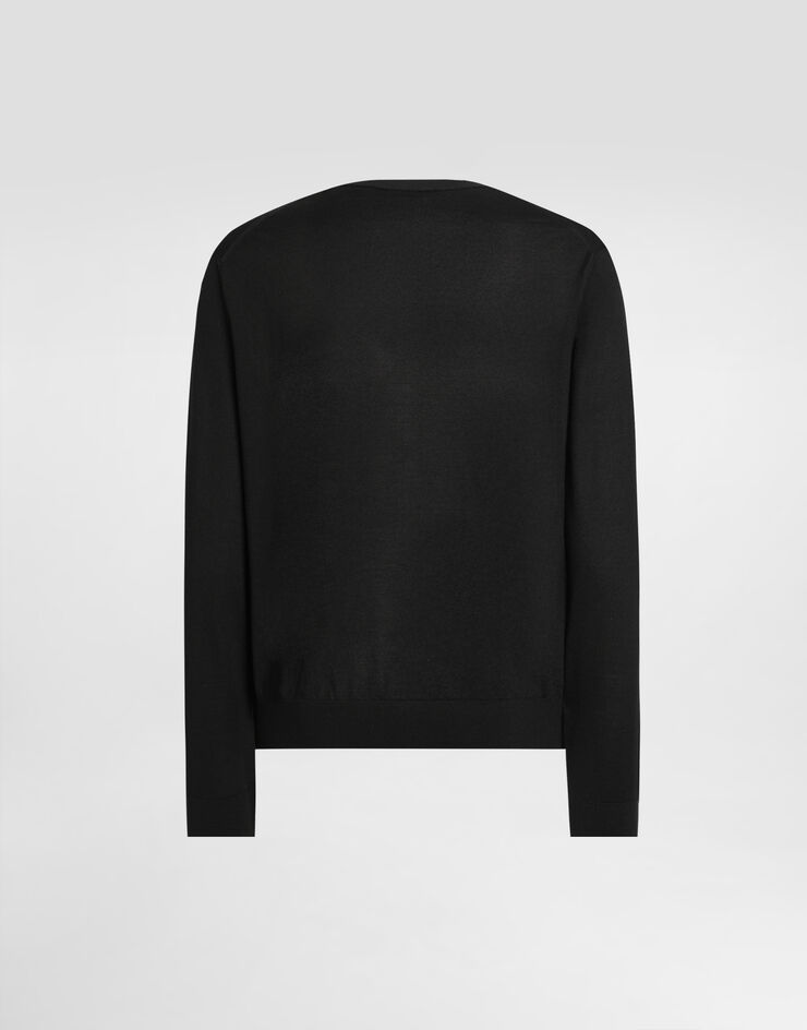 Dolce & Gabbana Кардиган из кашемира черный GXV01TJBW05