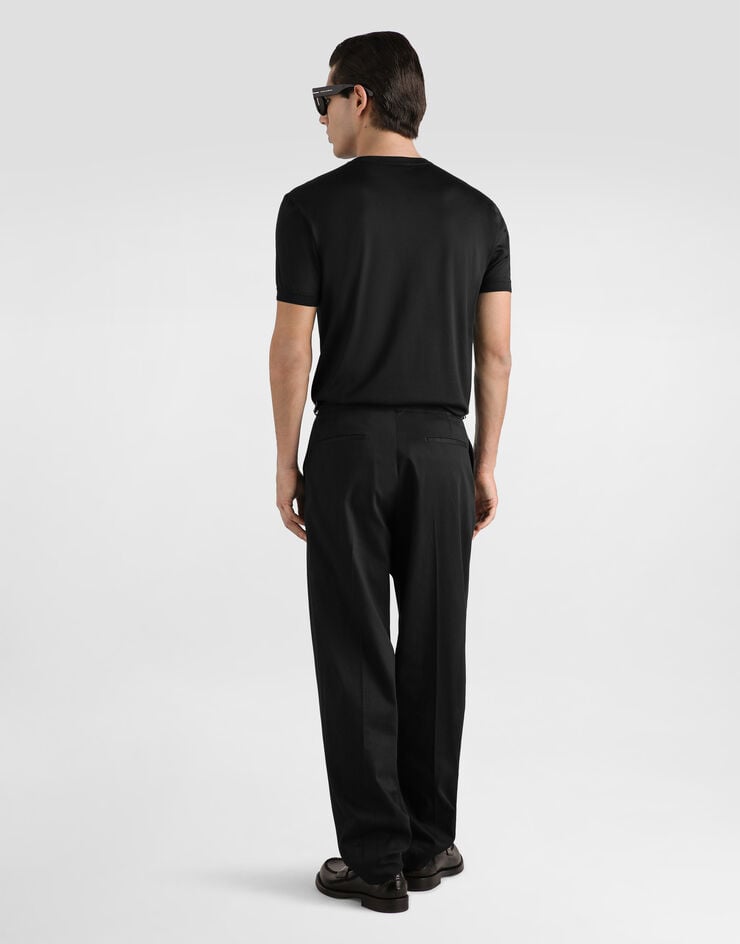 Dolce & Gabbana Cotton trousers Dolce & Gabbana Cotton trousers Black GP222TFUFL9