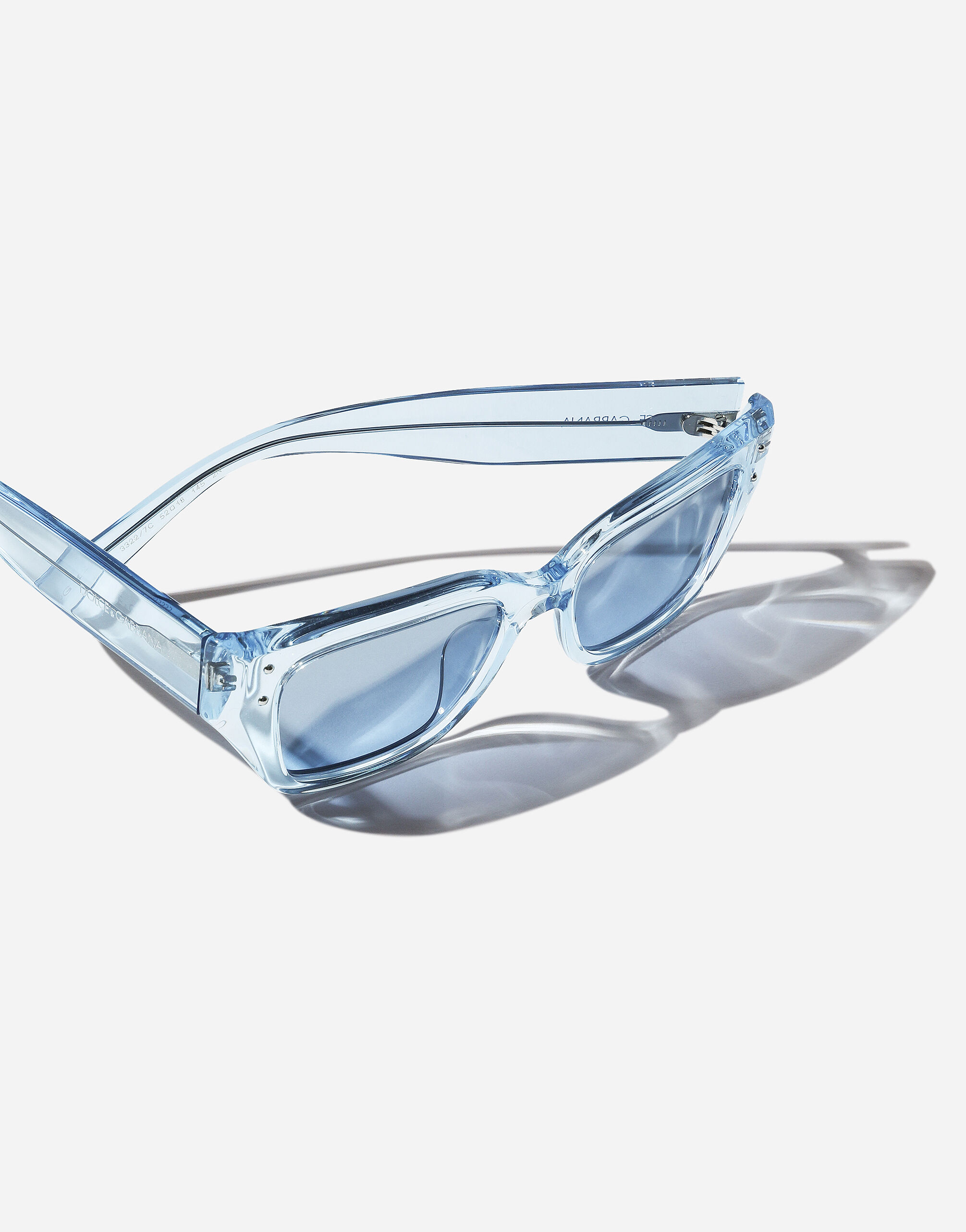 DNA sunglasses in Transparent light blue for Women | Dolce&Gabbana® US