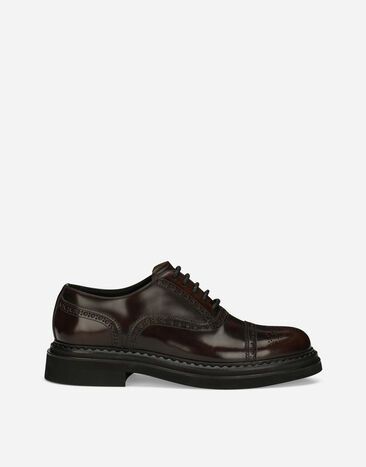 Dolce & Gabbana Brushed calfskin Oxfords Black A10703A1203