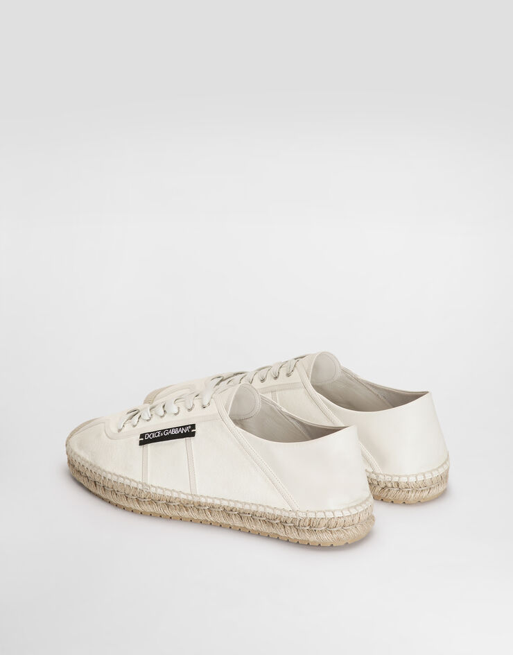Dolce & Gabbana Espadrilles in split lambskin Dolce & Gabbana Espadrilles in split lambskin White A10914A0762