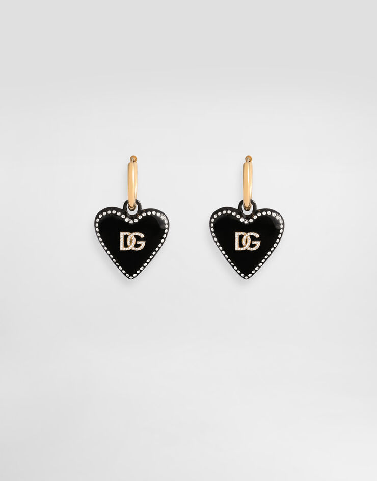 Dolce & Gabbana Creola hearts earrings Multicolor WER6I1W1111