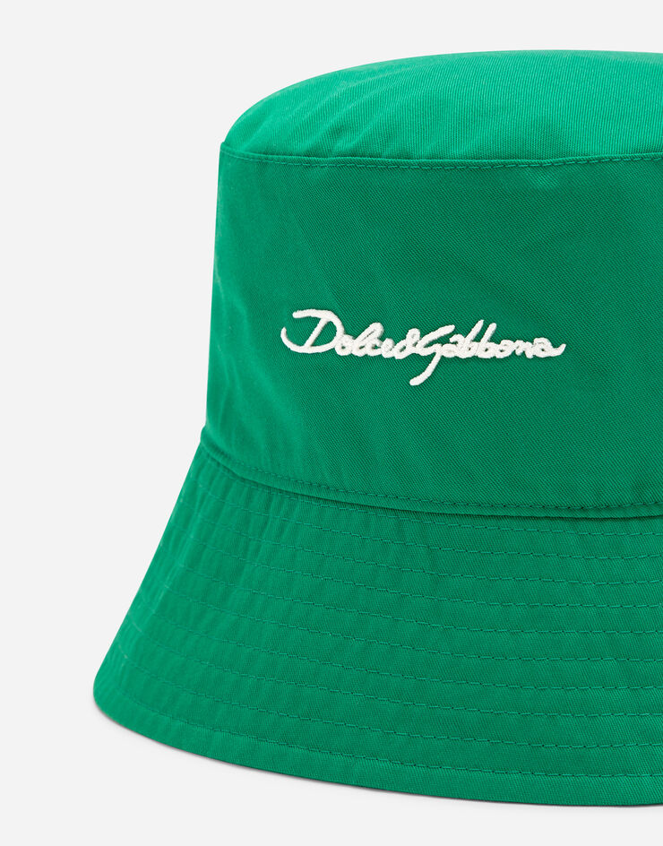 Dolce & Gabbana Dolce&Gabbana 徽标渔夫帽 绿 GH895AHUMOH