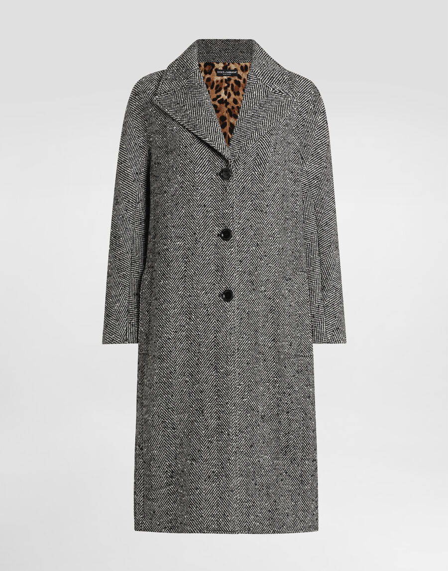 Long chevron coat