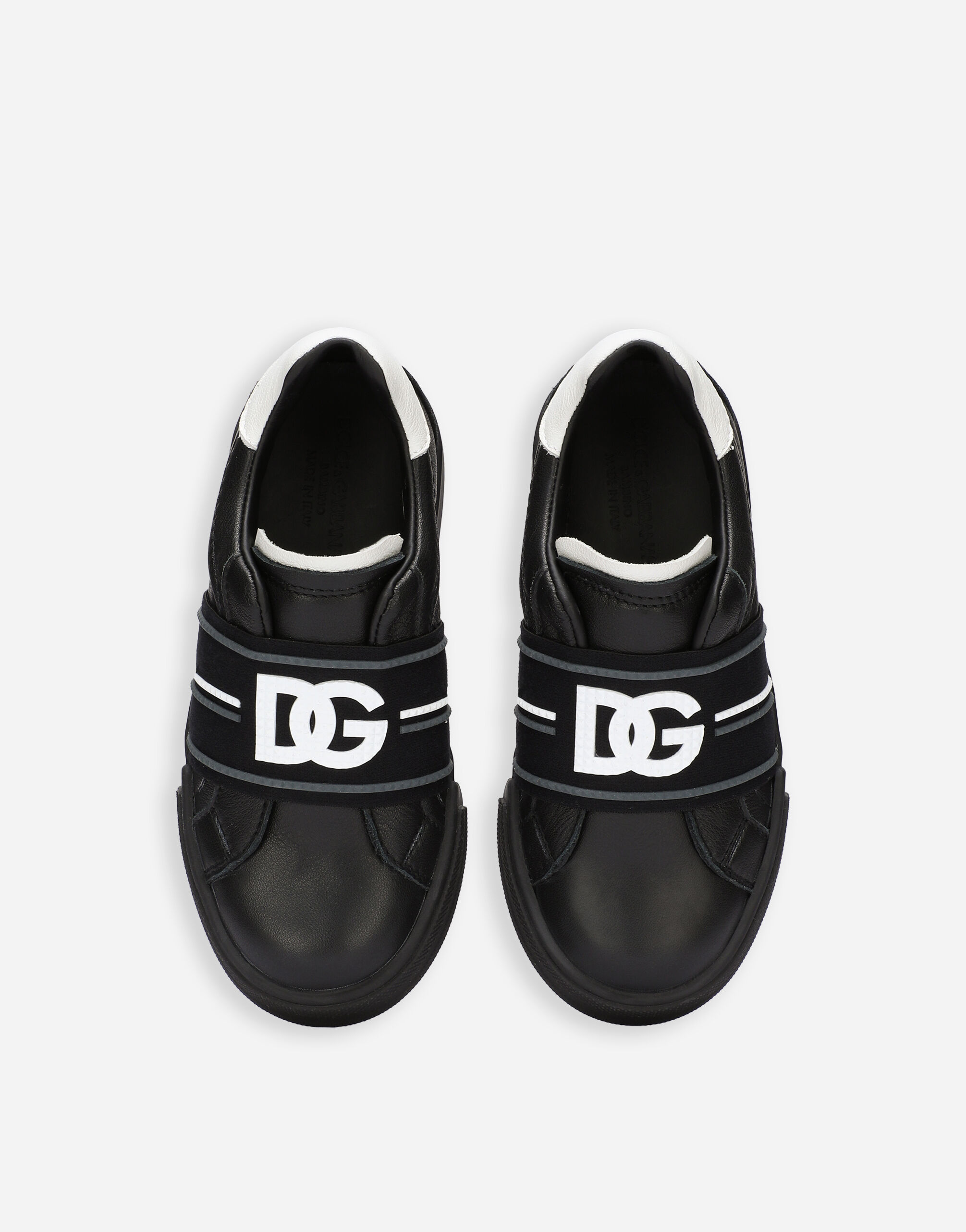 マルチカラーのメンズ Portofino slip-on sneakers with DG logo