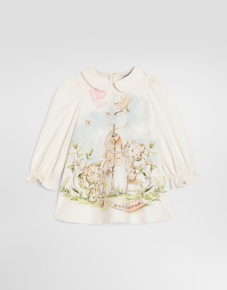 Dolce & Gabbana Interlock dress with bloomers Dolce & Gabbana Interlock dress with bloomers White L2JDBKG7P8X