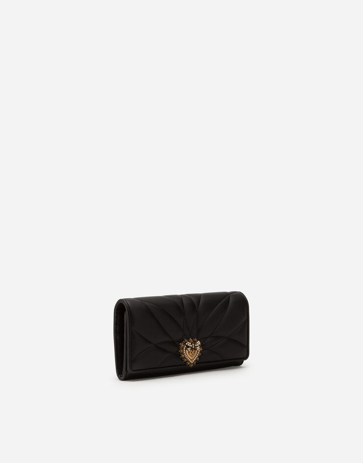 Dolce & Gabbana Large Devotion continental wallet Black BI1268AV967