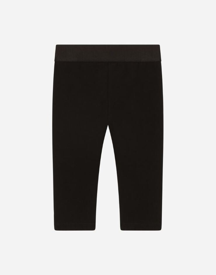 Dolce & Gabbana Interlock leggings with branded elastic Black L2JP3JG7E3Y