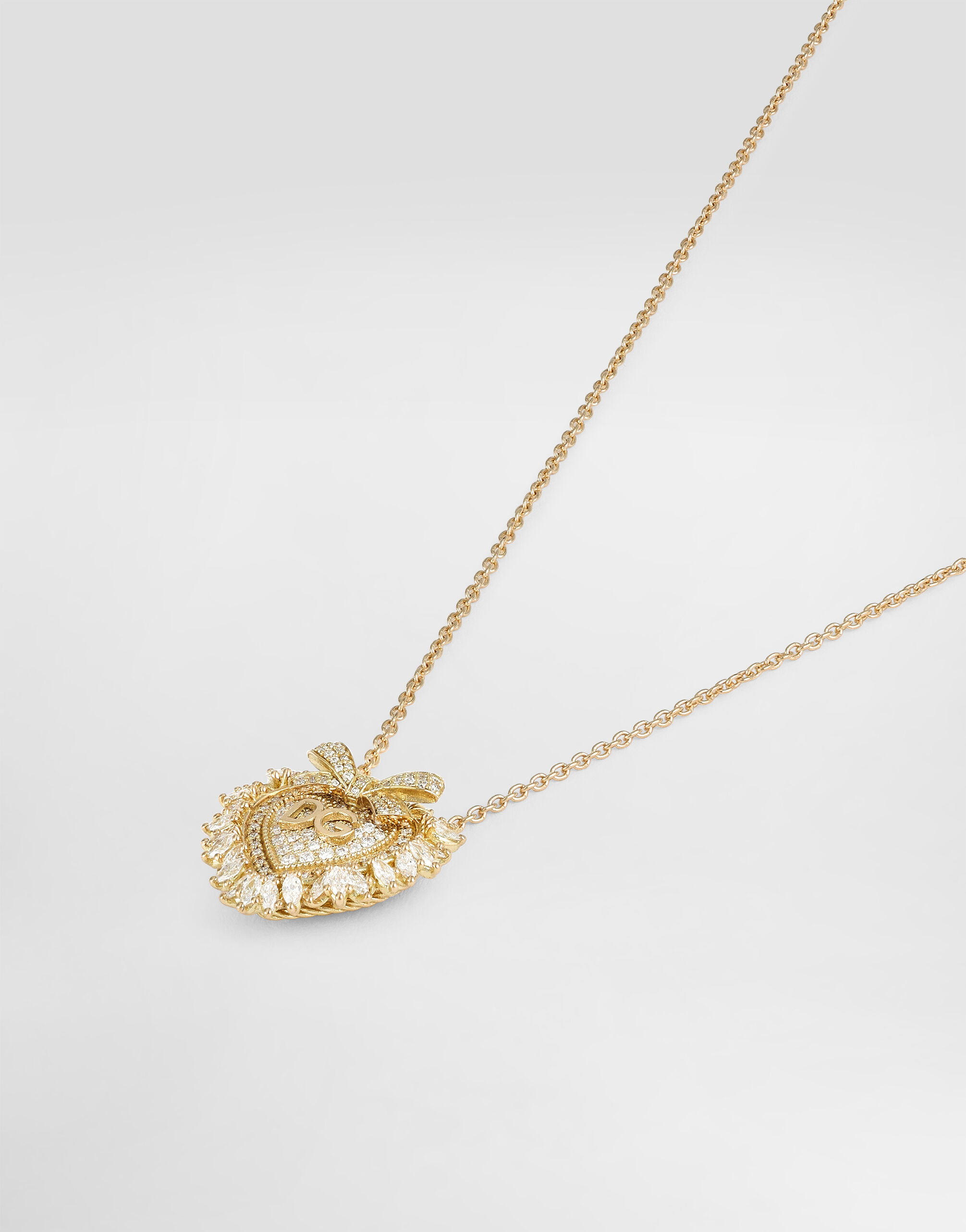 Devotion Necklace 18kt yellow gold and diamonds in Gold for Women