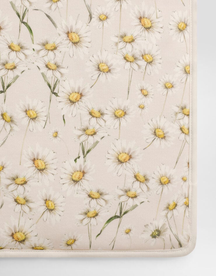 Dolce & Gabbana Daisy-print interlock blanket Print LNJAE7II7IO