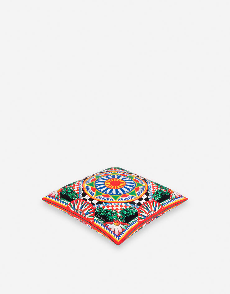 Dolce & Gabbana Cojín de seda pequeño Multicolor TCE001TCA94