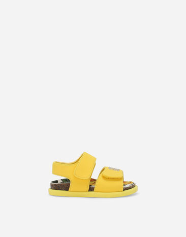 Dolce & Gabbana Spandex fabric sandals Yellow D20064AC113