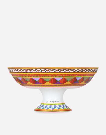 Dolce & Gabbana Porcelain Fruit Bowl Multicolor TCC193TCAMS