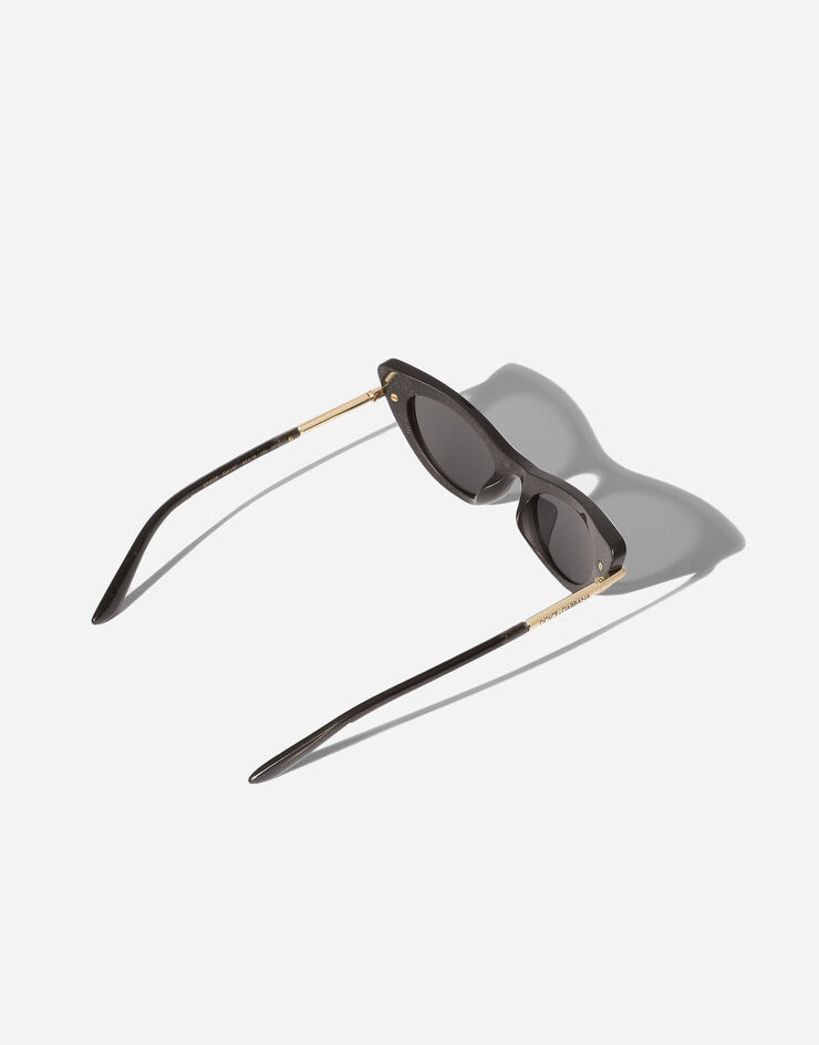 Dolce & Gabbana Sonnenbrille MINI ME Glitzerschwarz VG400QVP187