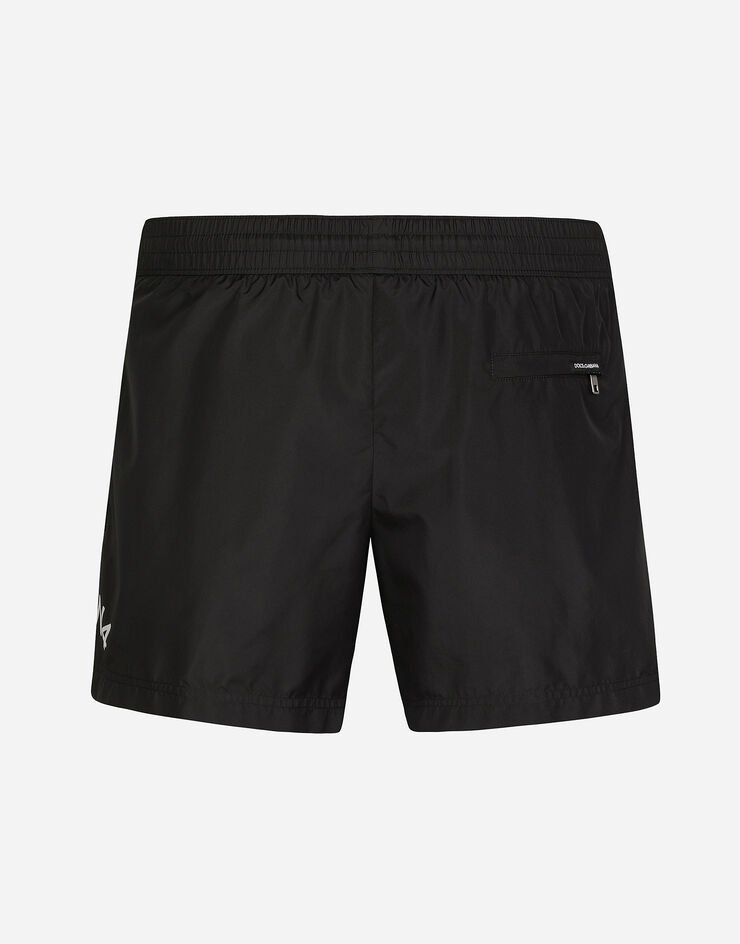 Dolce & Gabbana Kurze Badeshorts Dolce&Gabbana-Logo Black M4F31TFUSFW