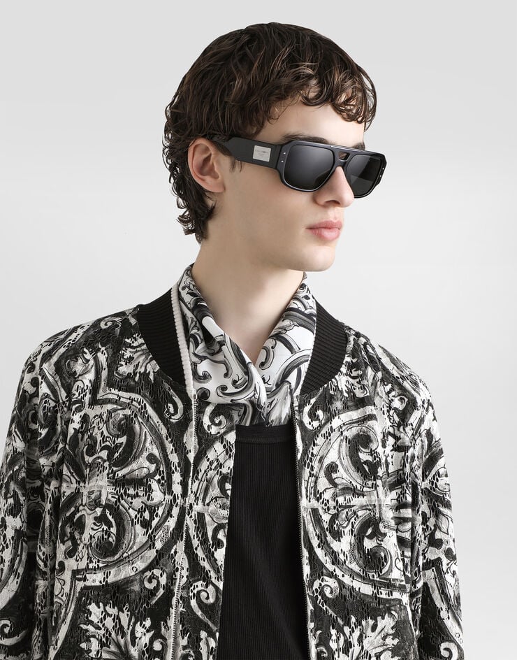 Dolce & Gabbana 마욜리카 프린트 코르도네토 레이스 재킷 멀티 컬러 G9BOSTISMKF