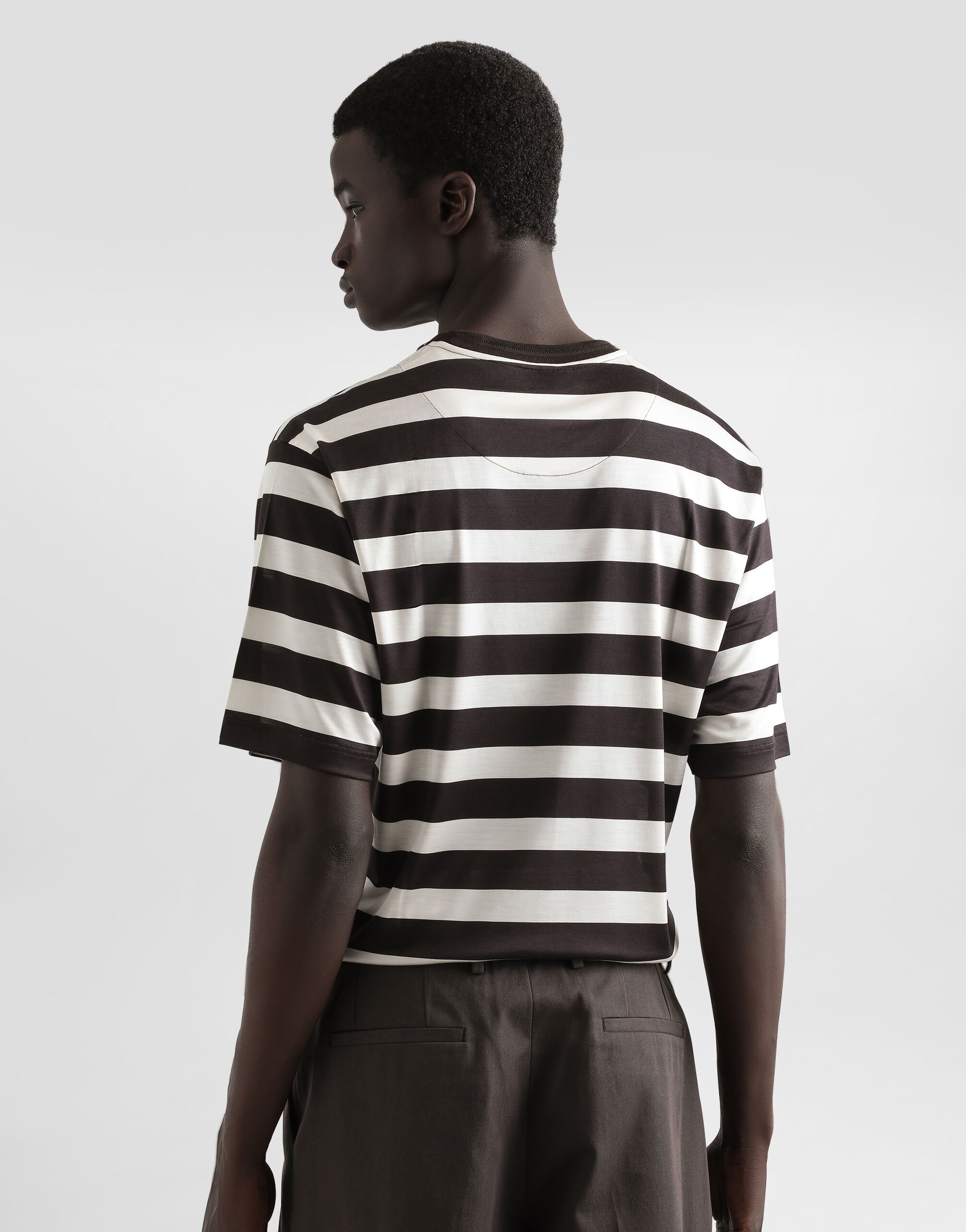 Tシャツ・カットソー Dolce&Gabbana Striped T-Shirt DOLCE&GABBANA - Striped t-shirt | Leam Roma - Luxury