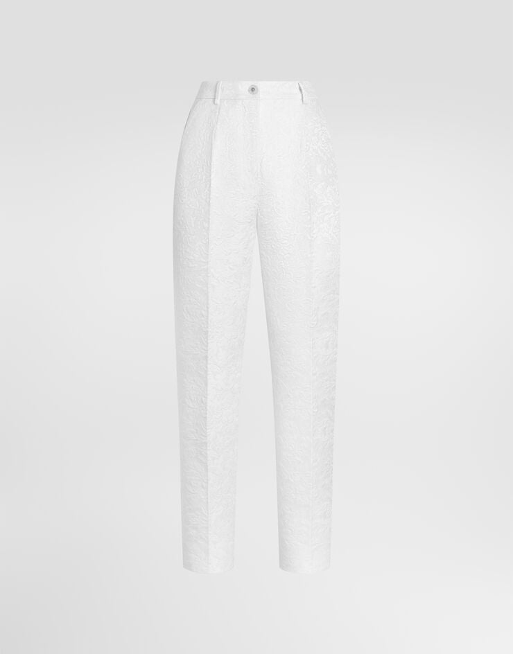 Dolce & Gabbana Brocade trousers Dolce & Gabbana Brocade trousers White FTAM2THJMR4