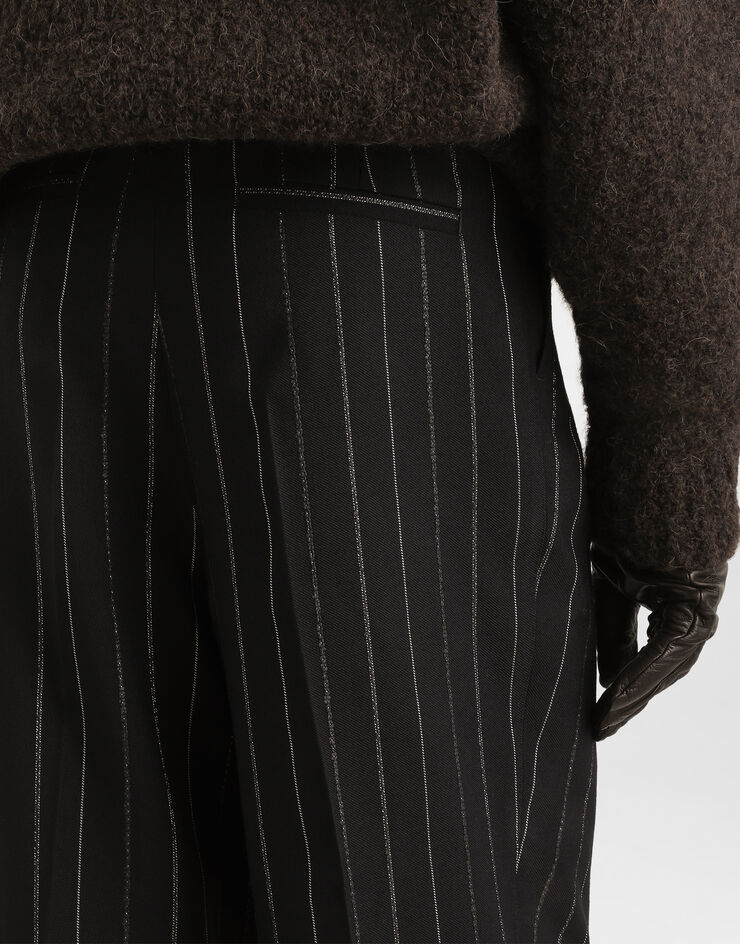 Dolce & Gabbana Virgin wool pinstripe trousers Dolce & Gabbana Virgin wool pinstripe trousers Multicolor GP16NTFBZAE