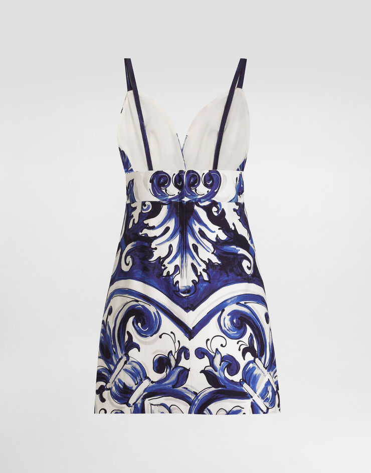 Dolce & Gabbana Majolica-print cotton dress Print I6KH1WFPFST