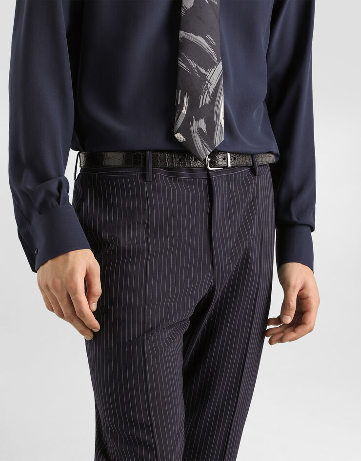 Dolce & Gabbana Wool pinstripe trousers  GY6FETFRBDQ