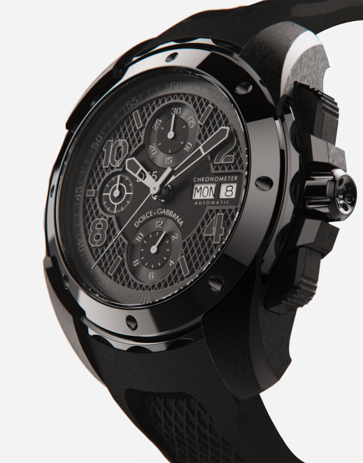 Dolce & Gabbana DS5 watch in steel with pvd coating Black WWES1SWW034