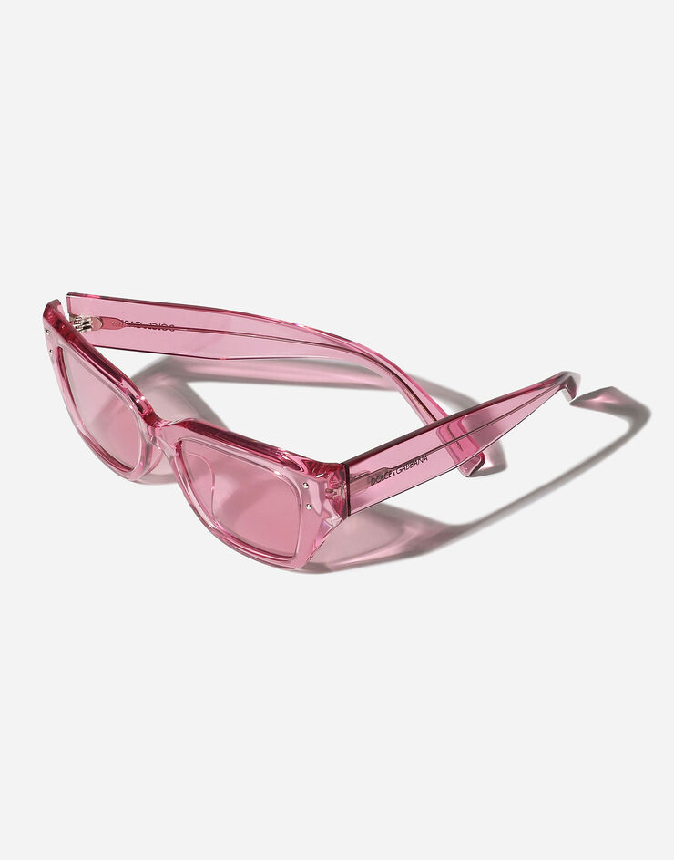 Dolce & Gabbana DG Sharped  sunglasses Transparent pink VG446BVP830