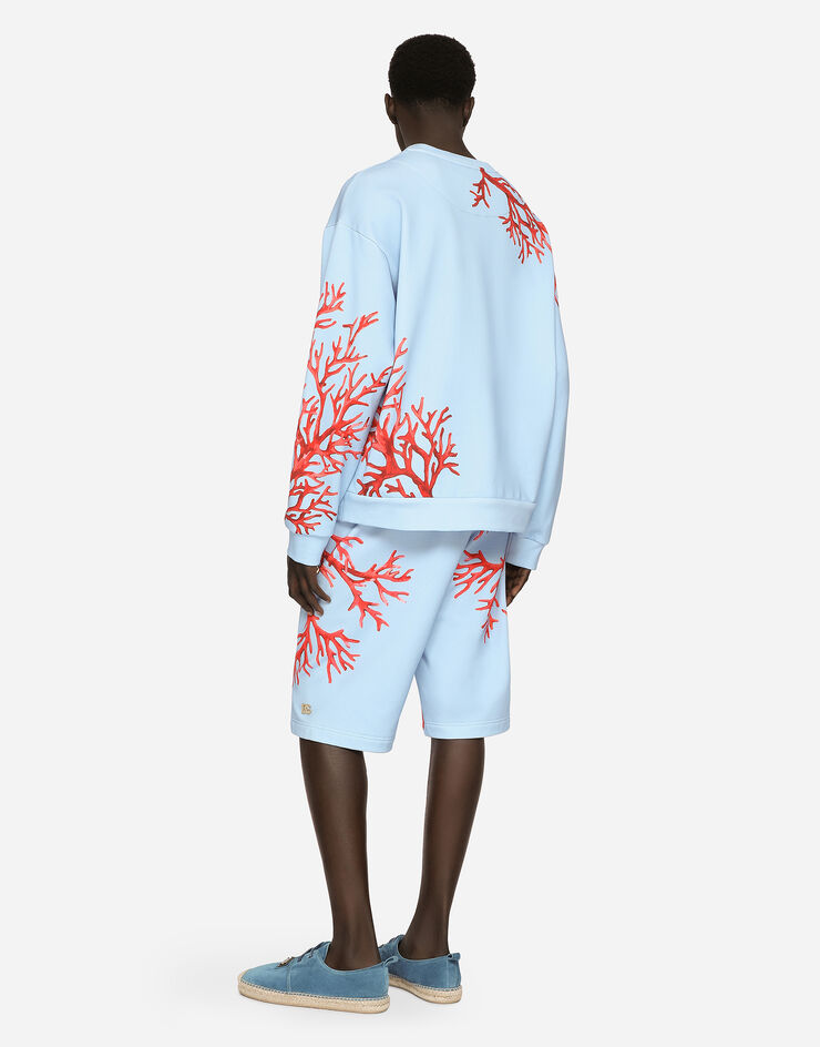 Dolce & Gabbana FELPA GIROC.MAN.LUNG Multicolore G9YBOZHI7VK