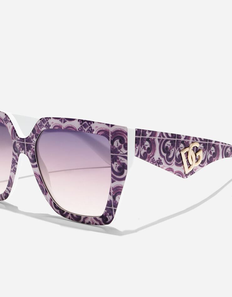 Dolce & Gabbana Maiolica viola sunglasses Violet maiolica print VG4438VP9U6