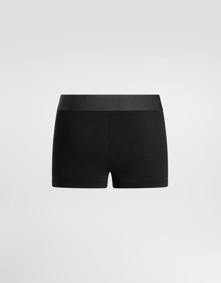 Dolce & Gabbana Boxer classique en coton stretch Dolce & Gabbana Boxer classique en coton stretch Noir M4F34JONP20