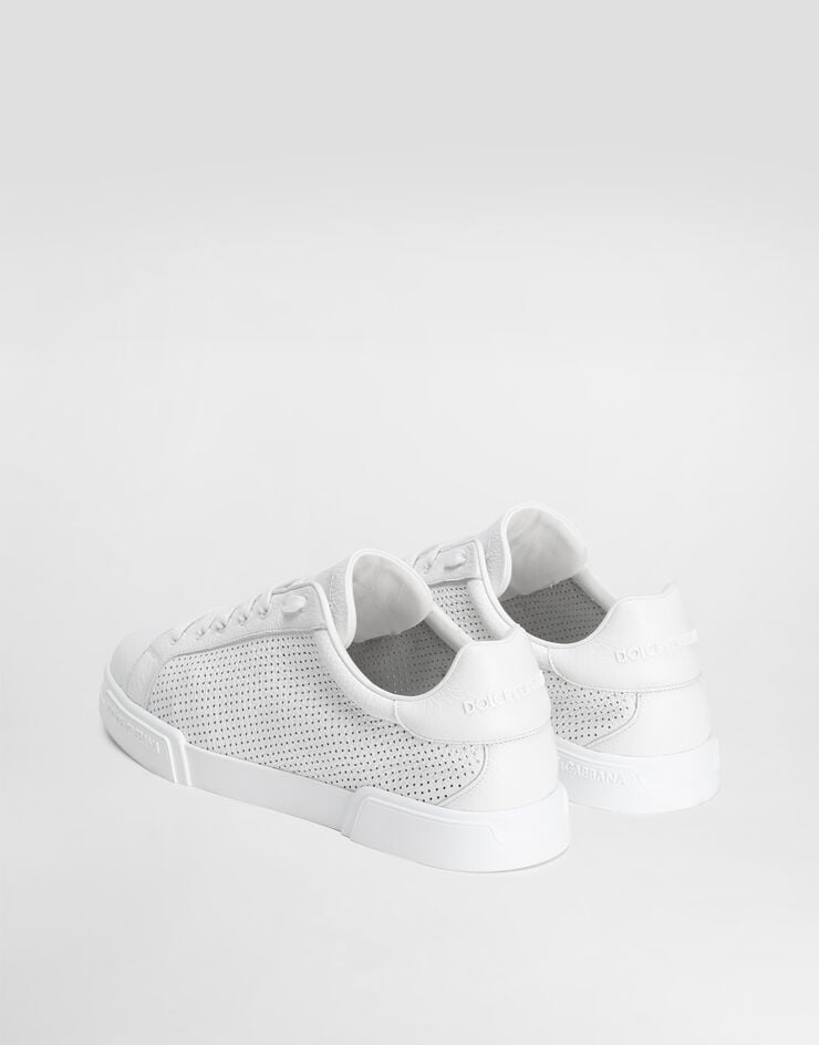 Dolce & Gabbana Portofino light strobel sneakers in calfskin White CS2354AG093