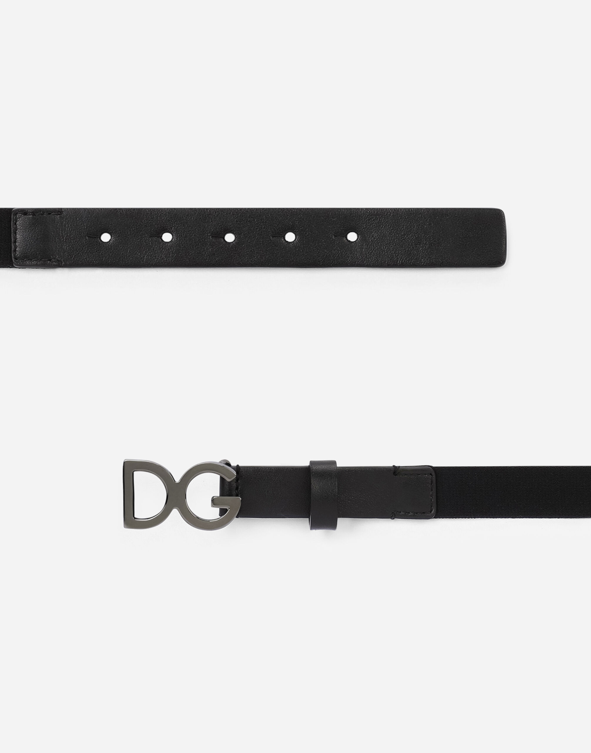 CINTURA ASTA DRITTA in Black for Men | Dolce&Gabbana®