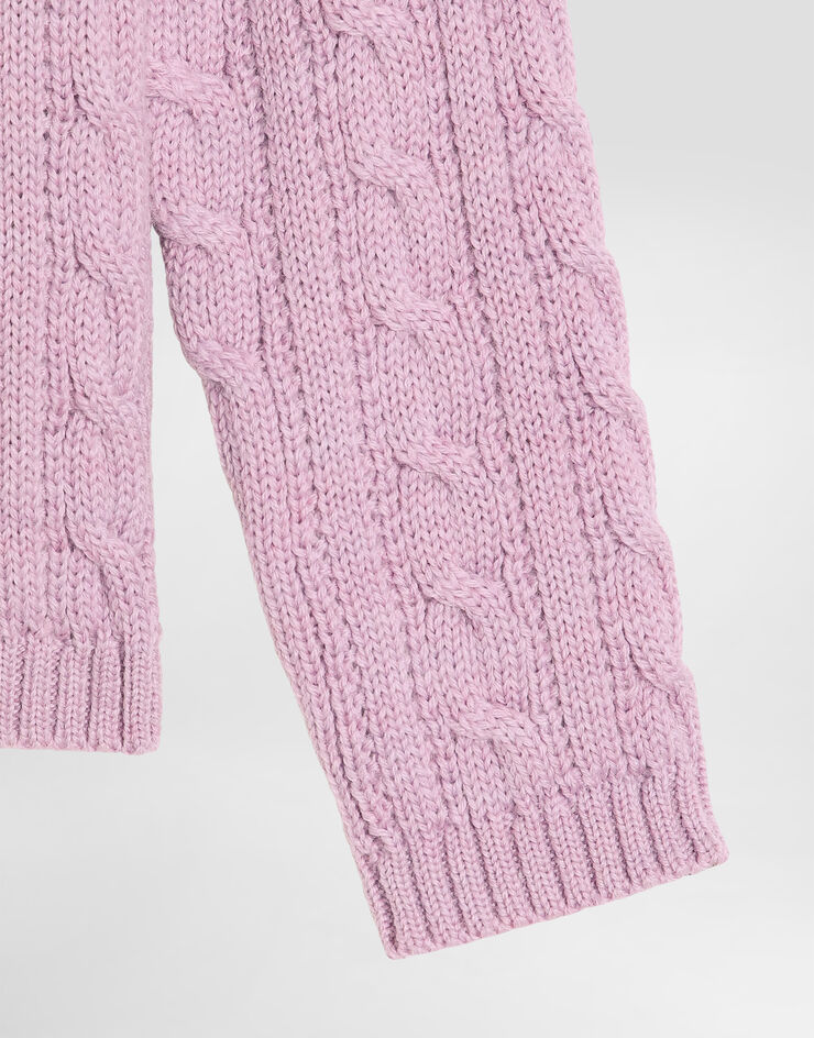 Dolce & Gabbana Wool cardigan Dolce & Gabbana Wool cardigan Lilac L2KW76JDVDJ