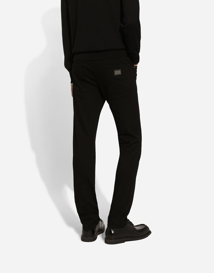 Dolce & Gabbana Washed black slim-fit stretch jeans Multicolor GY07CDG8GW6