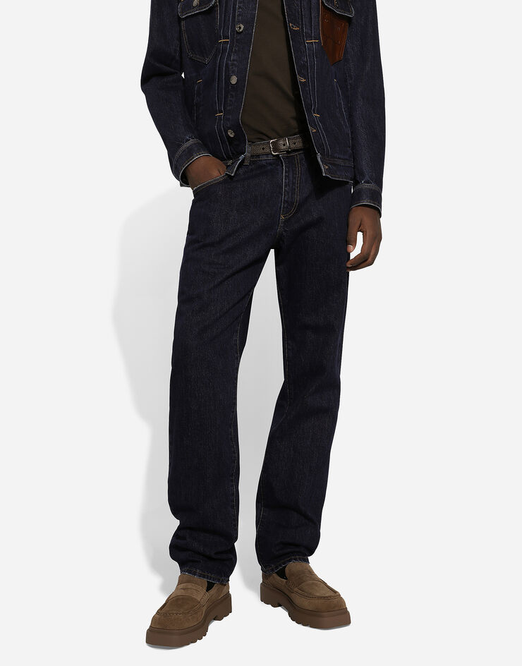 Dolce & Gabbana Vaqueros classic de denim azul Multicolor GP02XDG8LM4