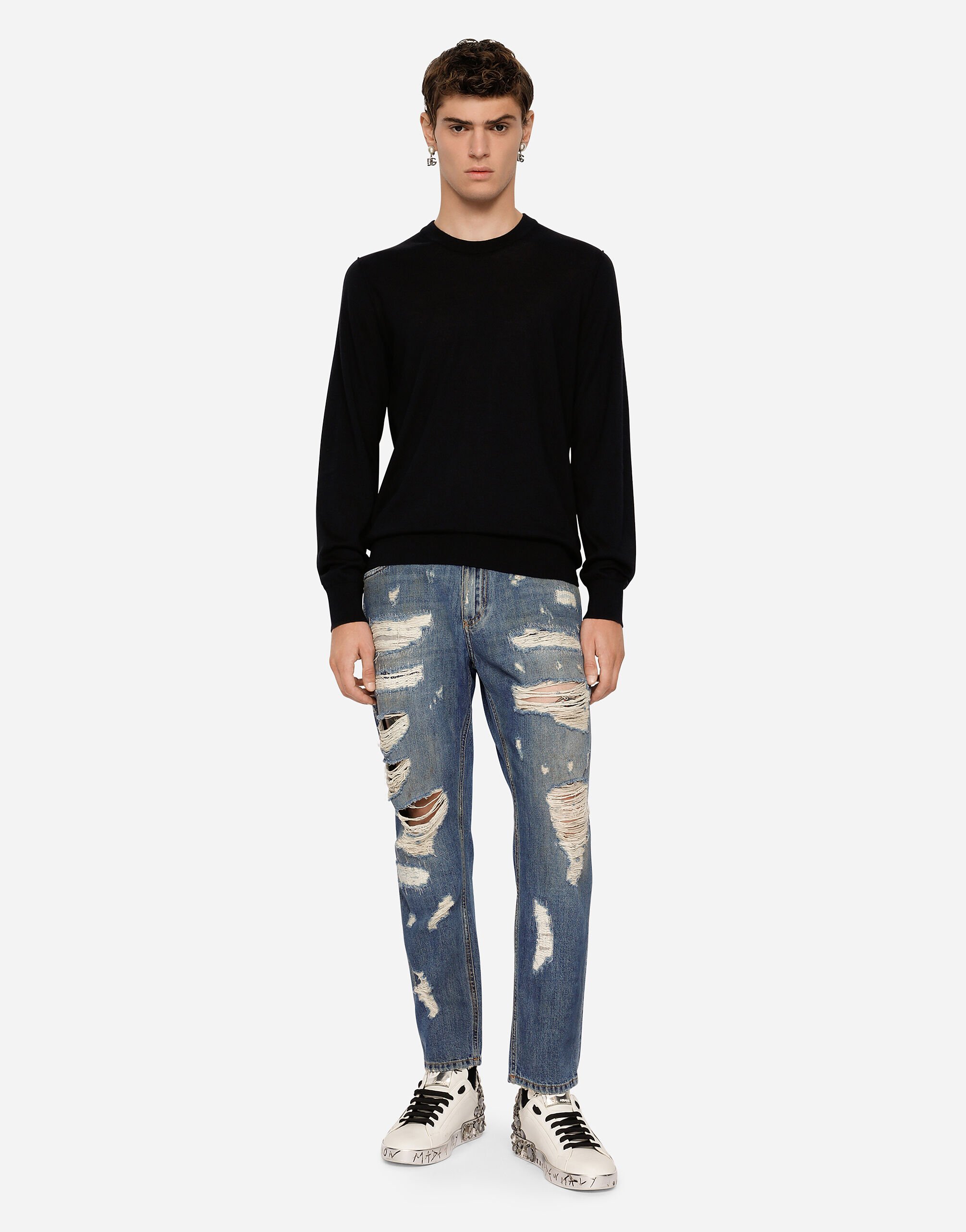 Dolce and gabbana cashmere sweater hotsell
