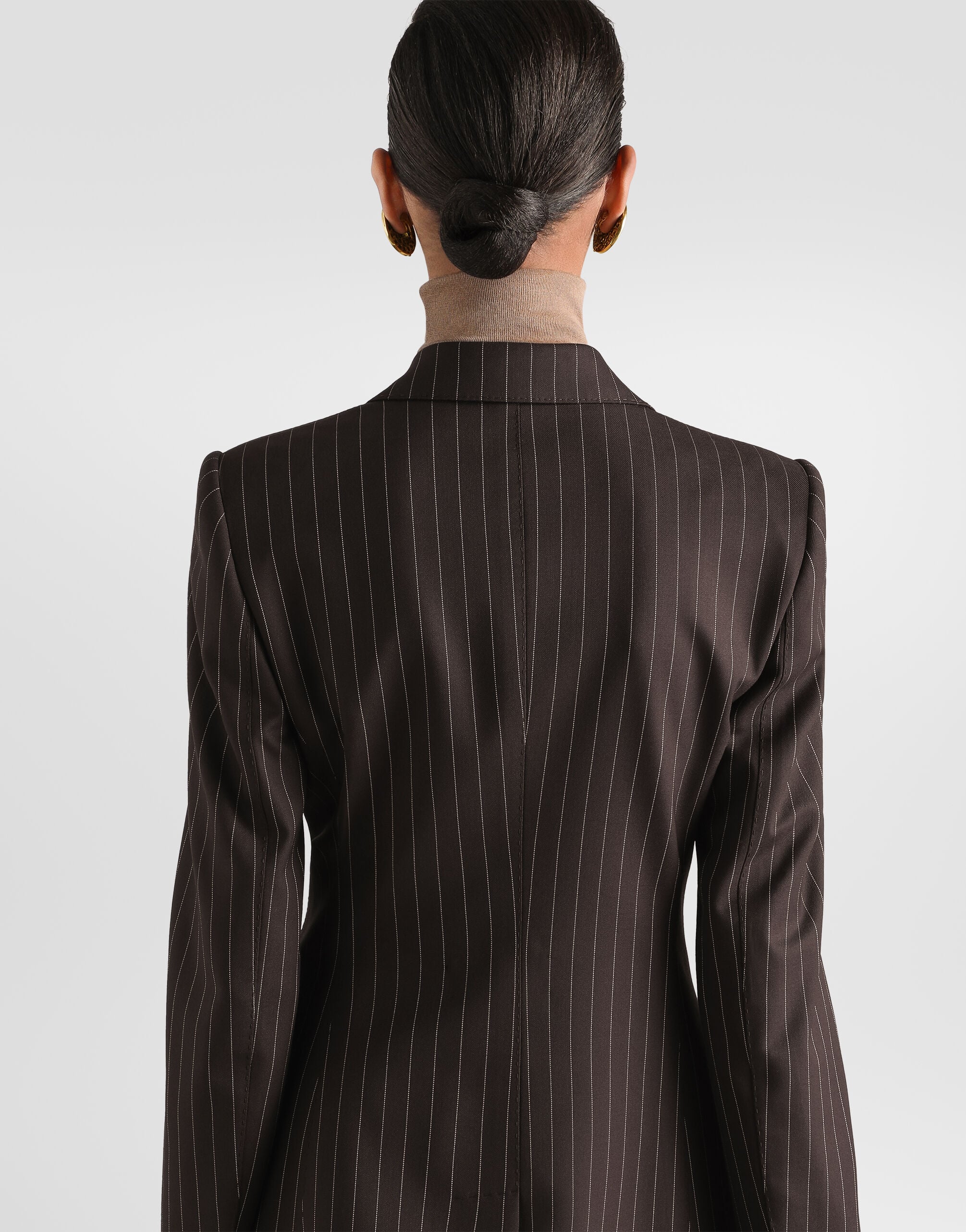 Turlington double-breasted twill pinstripe jacket - thumbnail 5