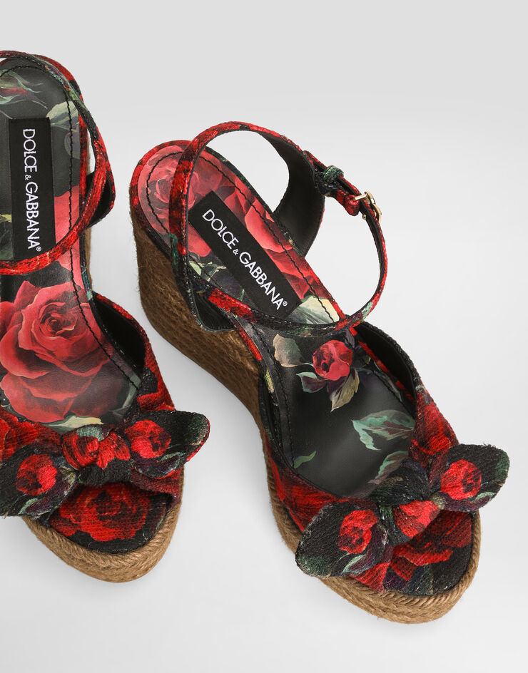 Dolce & Gabbana Cuña en piel de becerro Imprima CZ0320A6514