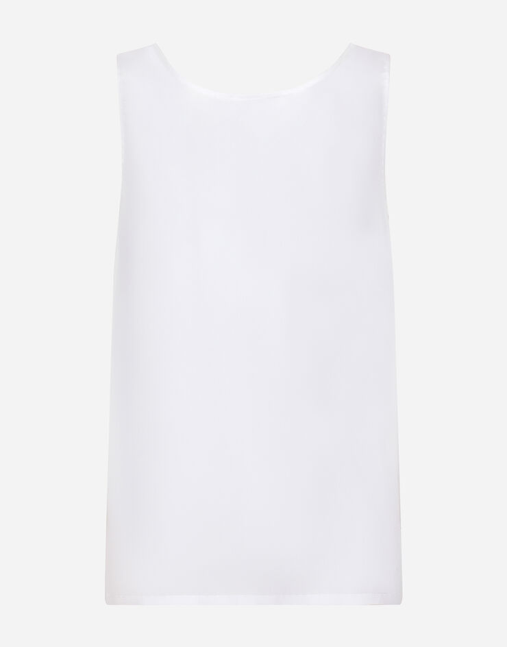 Dolce&Gabbana Silk habotai singlet Multicolor I8826MGH181