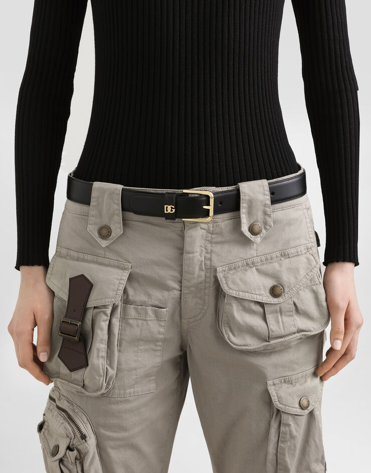 Dolce & Gabbana DG logo belt Black BE1636AW576