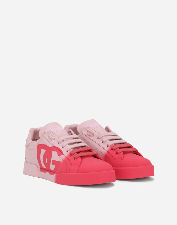 Dolce & Gabbana Calfskin Portofino sneakers Pink CK1545AT252